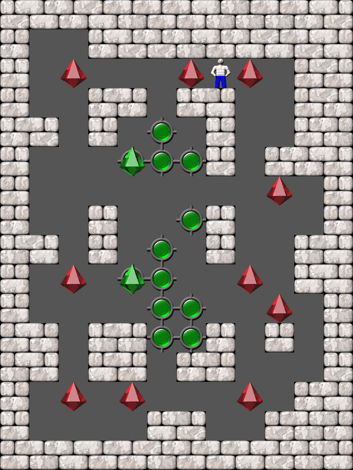 Сокобан More Bugs collections уровень 6